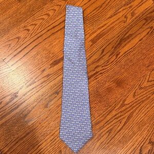 Vineyard Vines Blue Race Car Patterned Tie